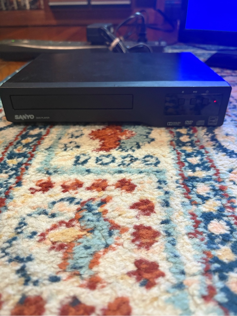 Sanyo Black DVD Player - Sleek Home Media Console
